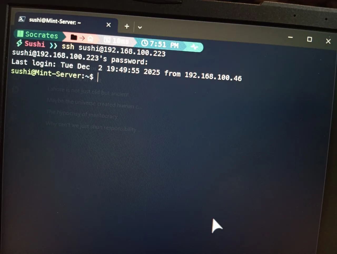 Mint_laptop_SSHing