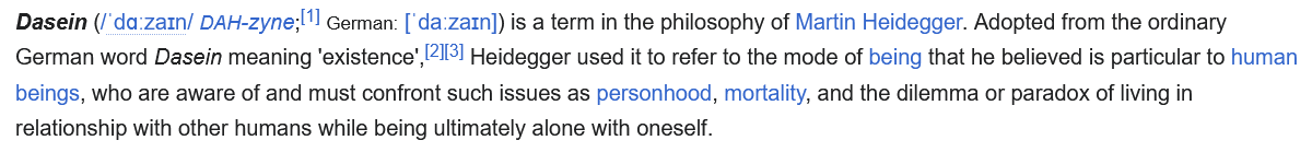 Dasein and Meaning book cover