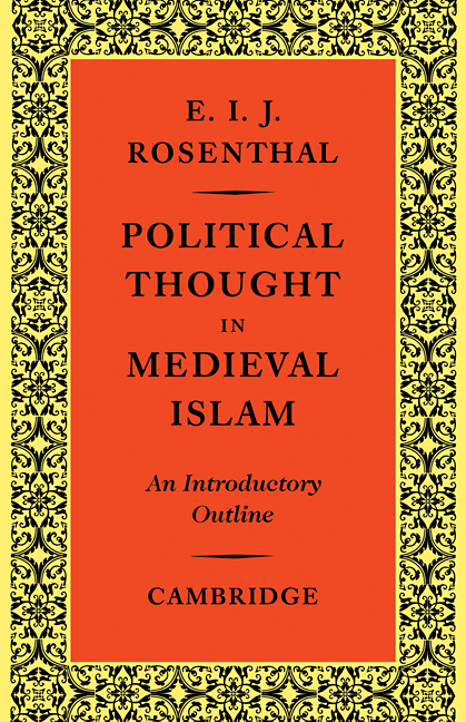 Political Thought in Medieval Islam book cover